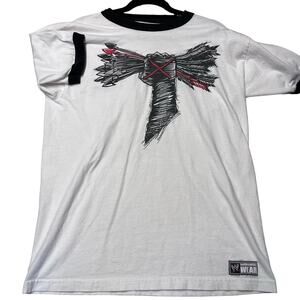 Vintage 00s CM Punk Best In The World WWE White Tee